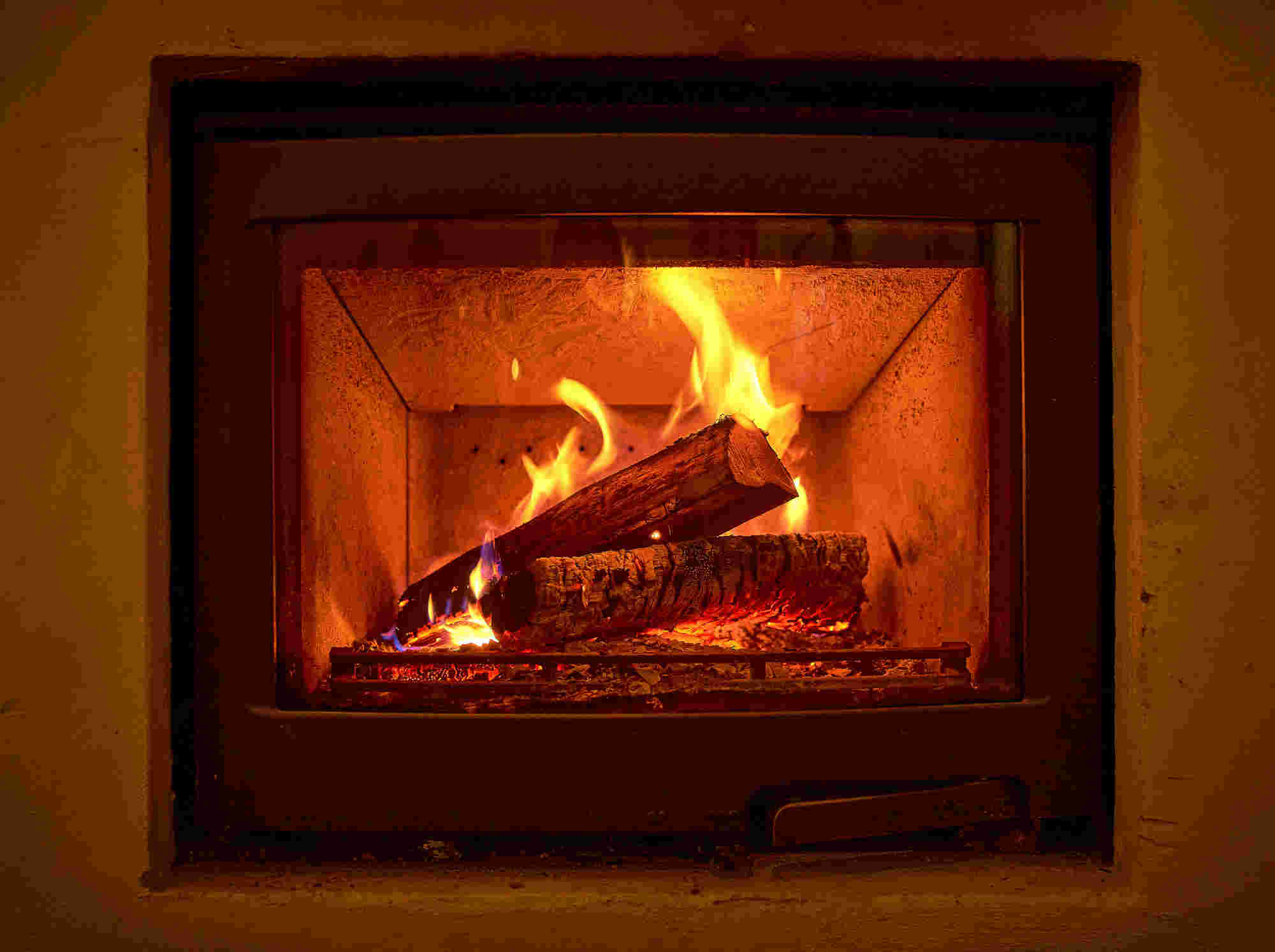 Image of a fireplace for the fireplace maintenance service page
