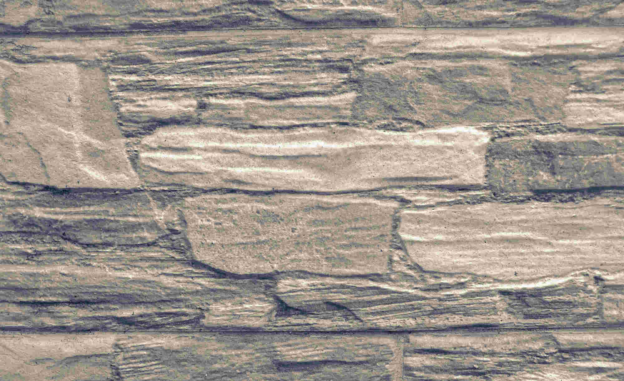 Stone tile wall pattern